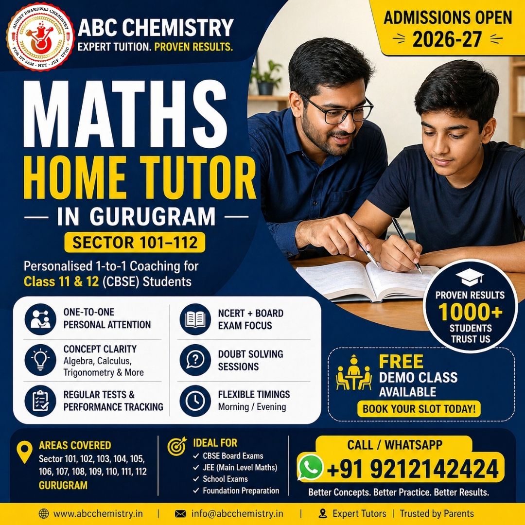 Study guide — Maths home tutor in Gurugram