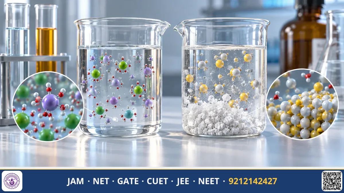Test tubes showing selective precipitation of metal ions alongside solubility equilibrium diagrams