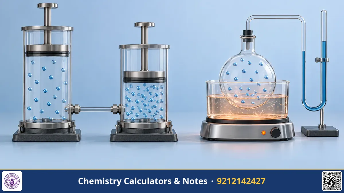 Study guide — Boyle's Law and Charles's Law Numericals with Solutions