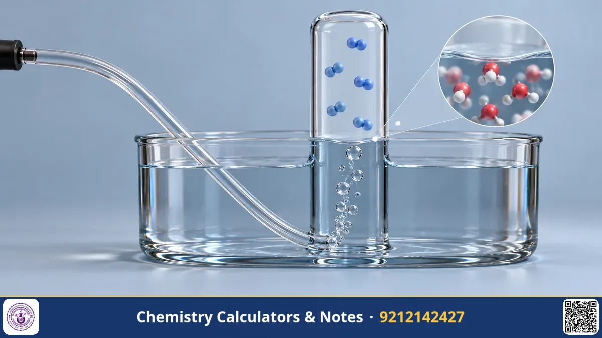 Study guide — Collecting a Gas over Water: Aqueous Tension Corrections