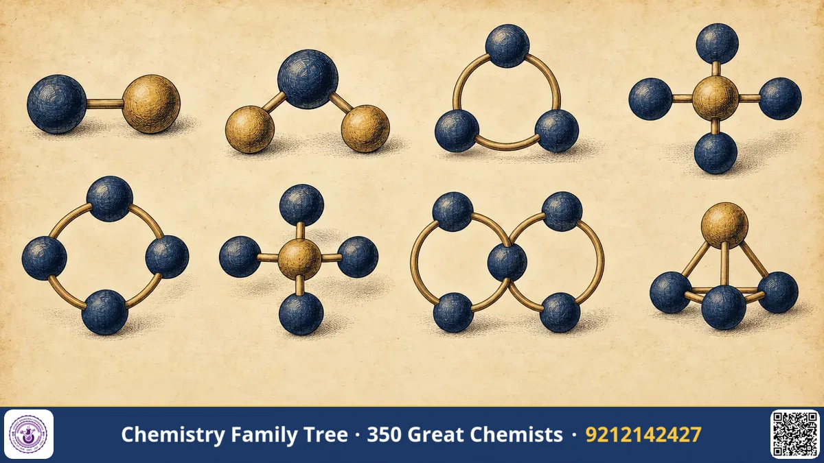 Illustration of early atomic symbols on parchment representing Dalton's atomic theory