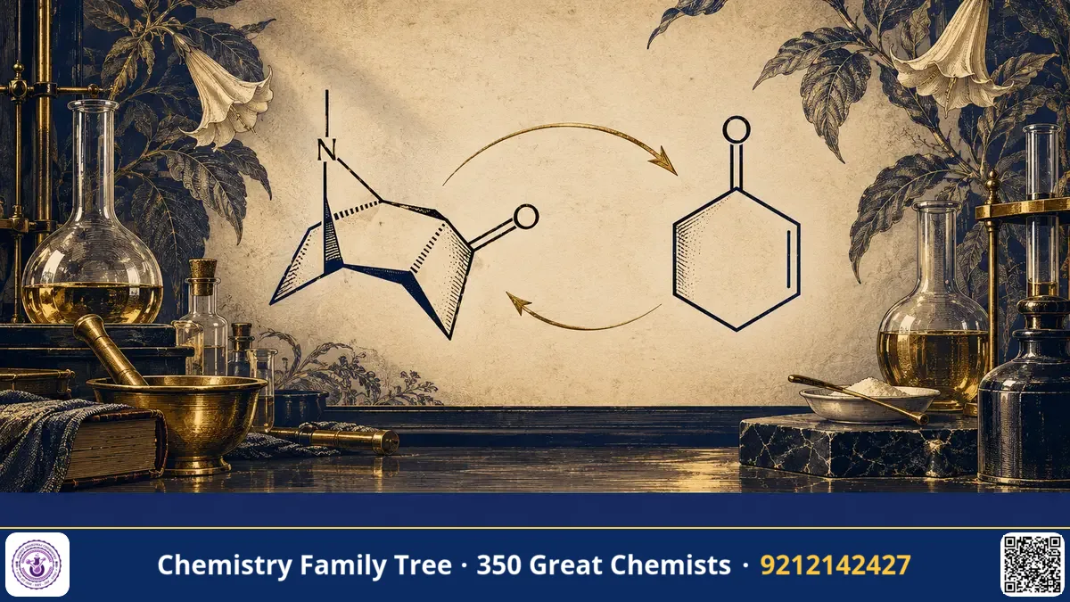 Study guide — Robert Robinson: The Tropinone Synthesis, the Robinson Annulation and the Curved Arrow