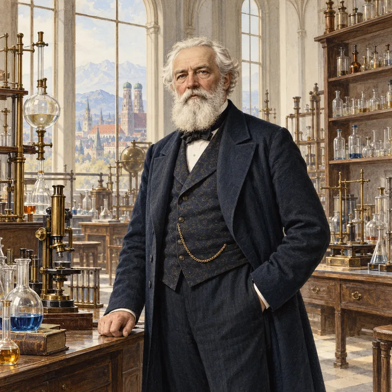 Portrait illustration of Adolf von Baeyer