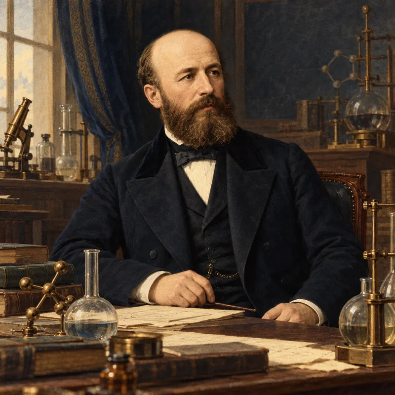 Portrait illustration of Alexander Butlerov