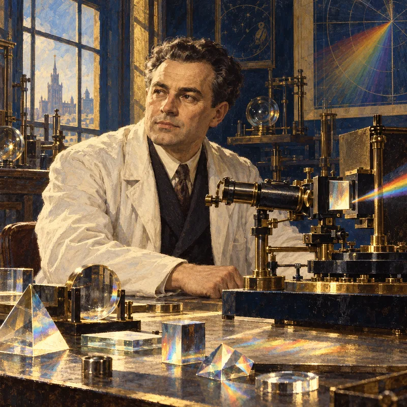 Portrait illustration of Alexei Ekimov