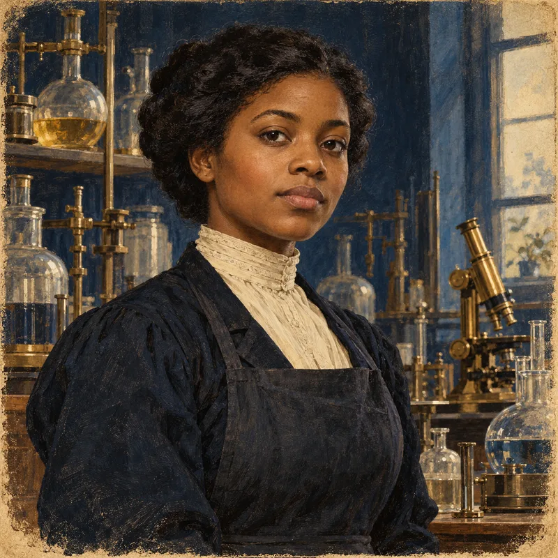 Portrait illustration of Alice Ball