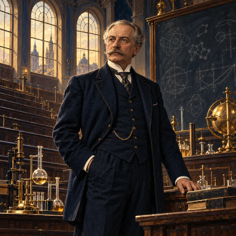 Portrait illustration of Arthur Hantzsch