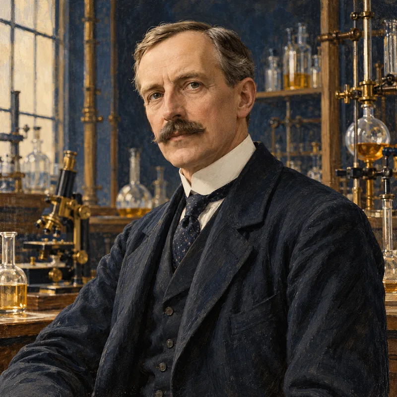 Portrait illustration of Arthur Harden