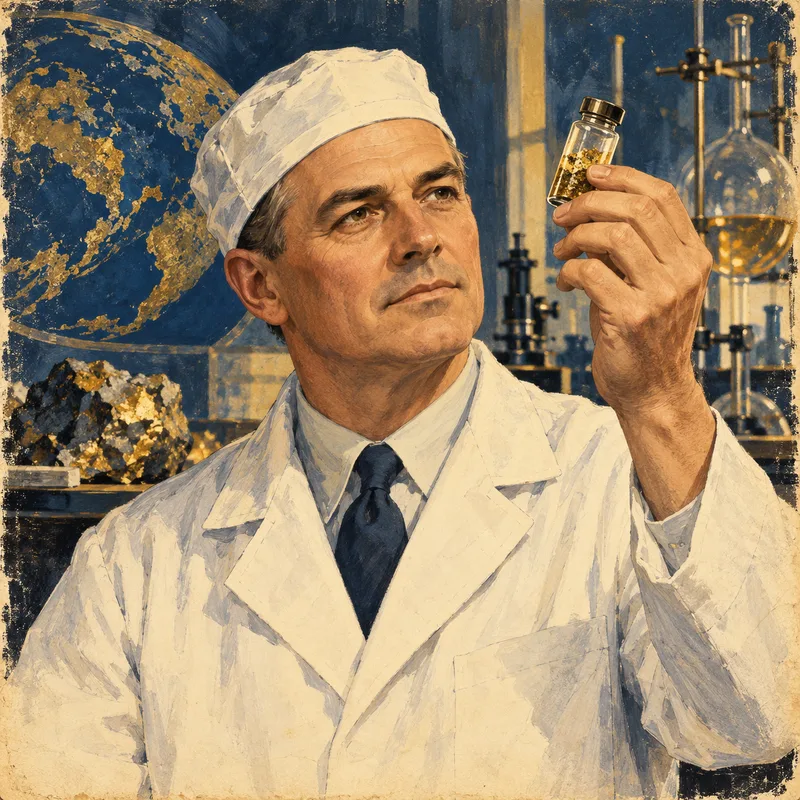 Portrait illustration of Clair Patterson