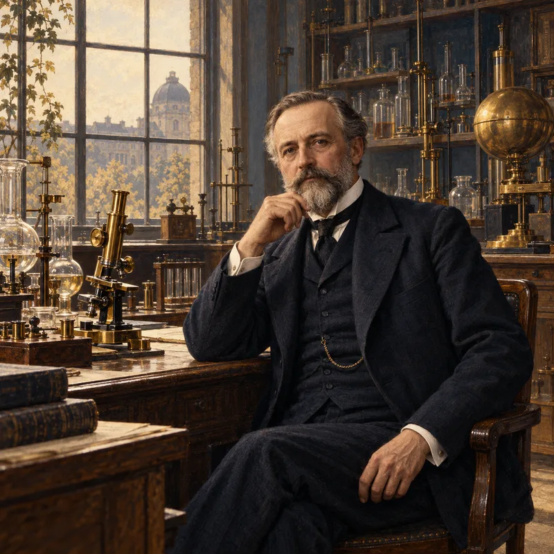 Portrait illustration of Ernst Otto Beckmann
