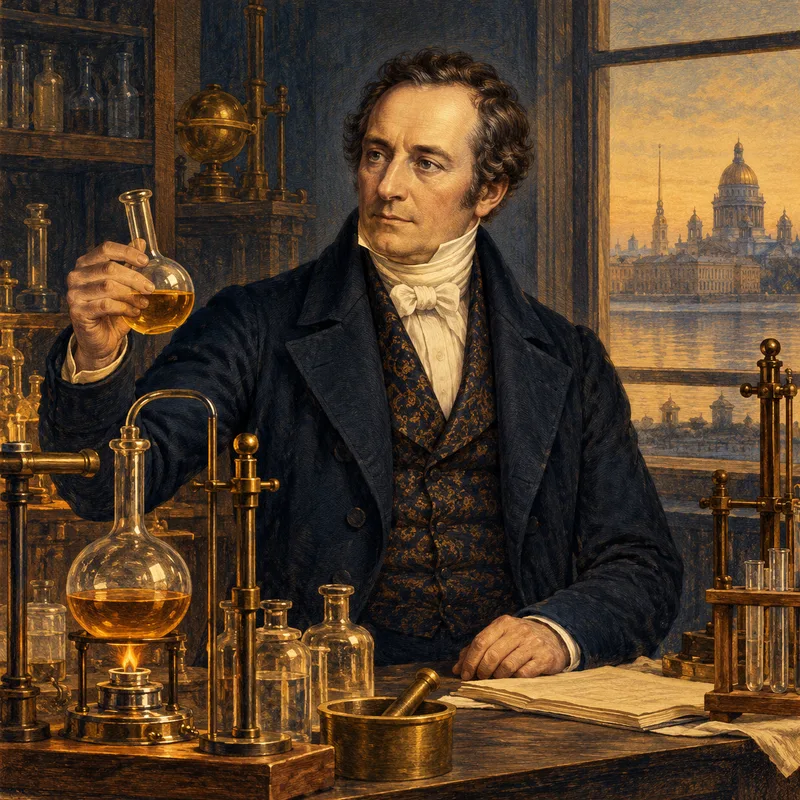 Portrait illustration of Germain Henri Hess