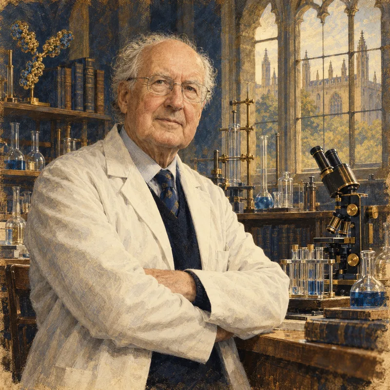 Portrait illustration of Gregory Winter
