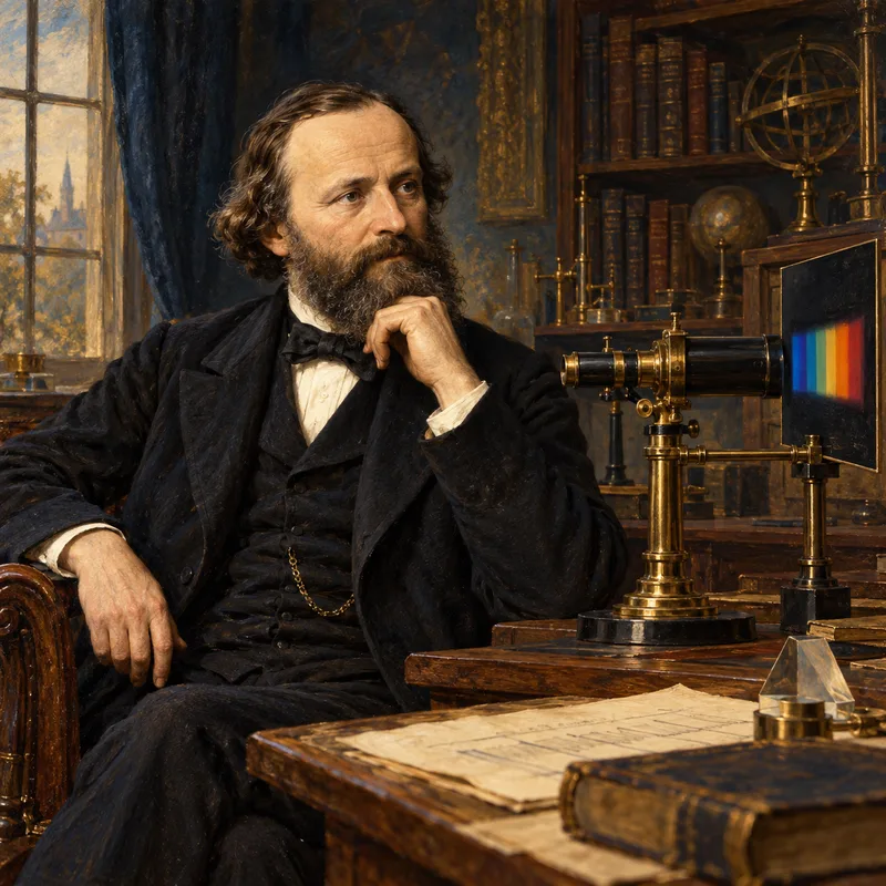 Portrait illustration of Gustav Kirchhoff