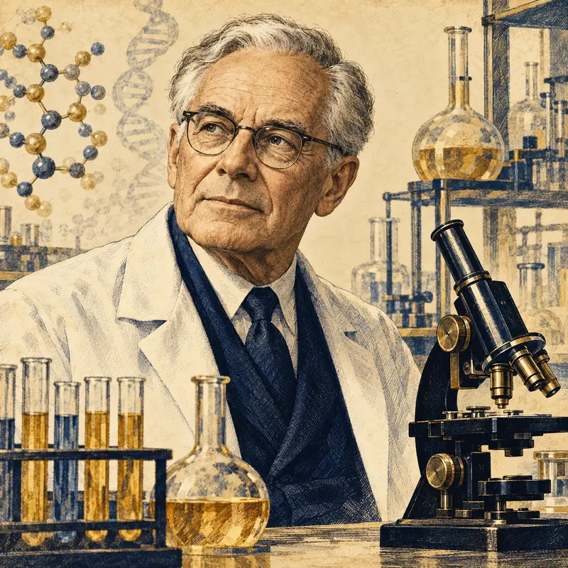 Portrait illustration of Irwin Rose