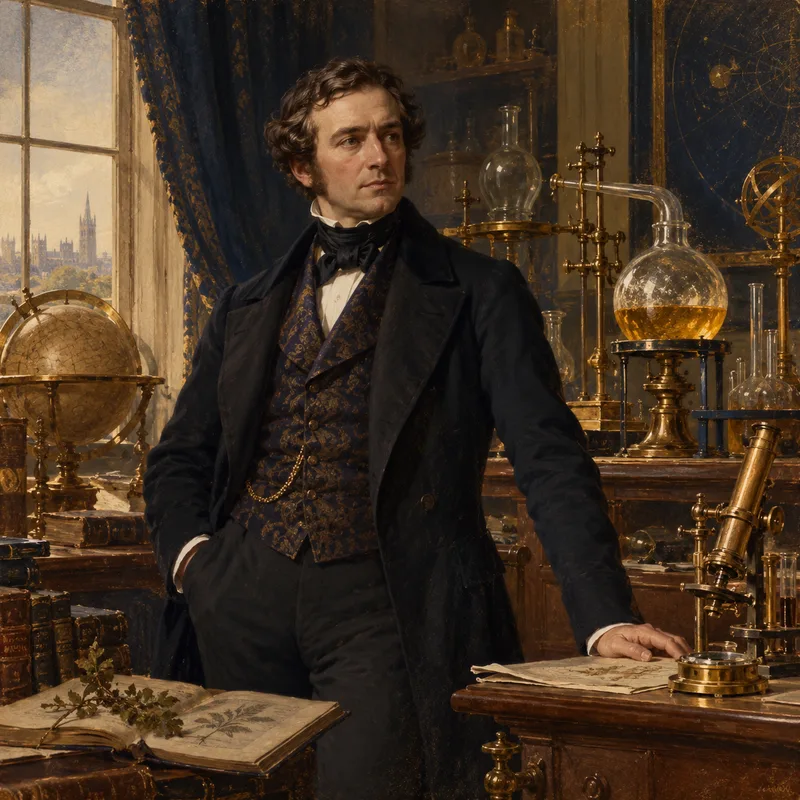 Portrait illustration of John Frederic Daniell