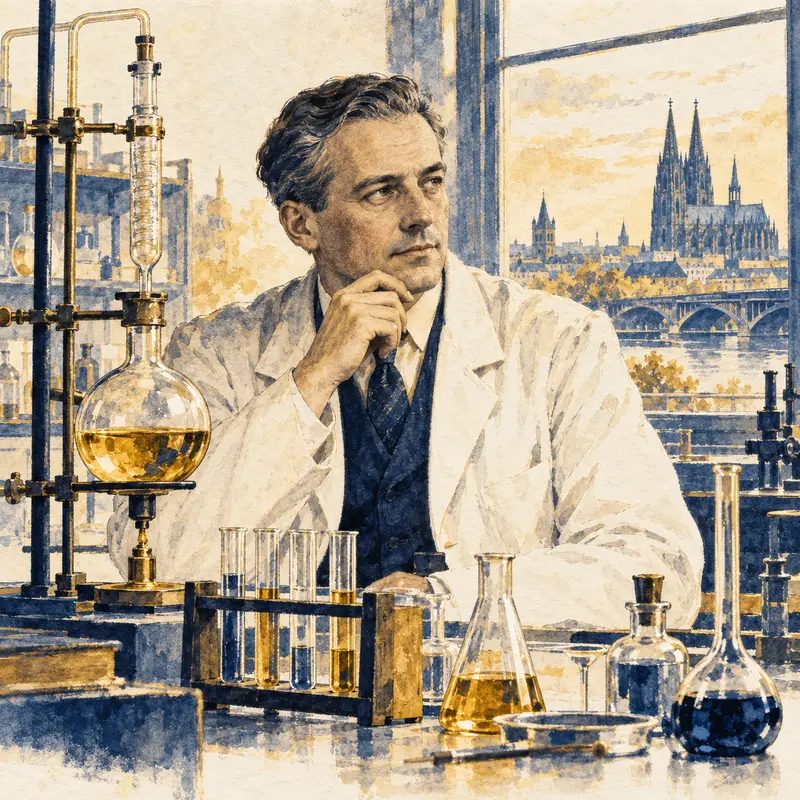 Portrait illustration of Kurt Alder