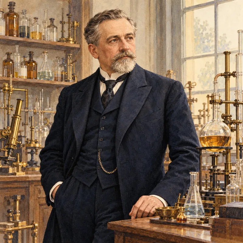 Portrait illustration of Leo Baekeland