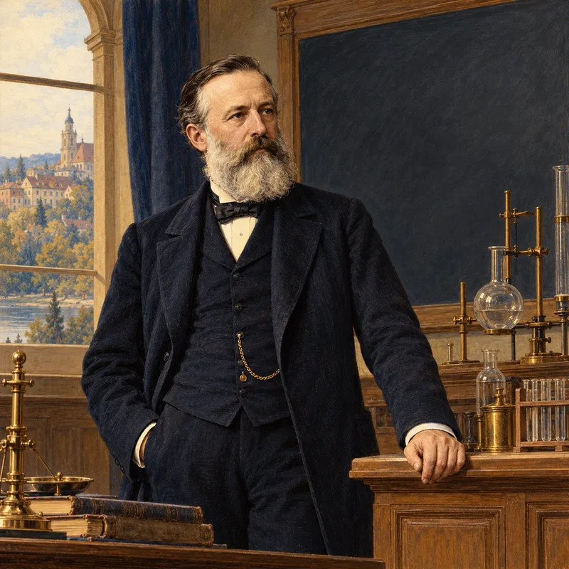 Portrait illustration of Lothar Meyer