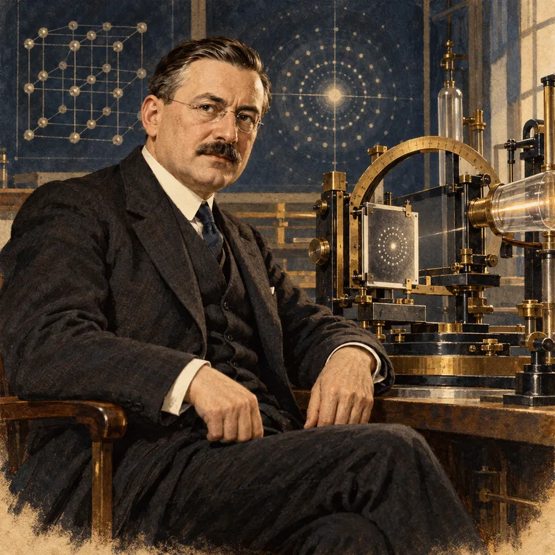 Portrait illustration of Peter Debye