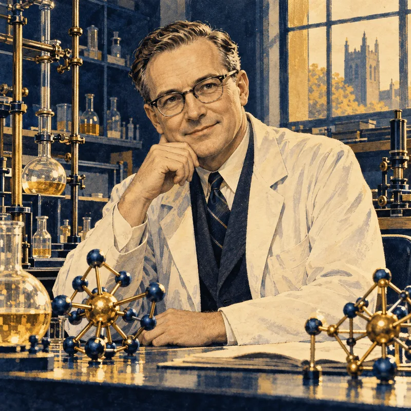 Portrait illustration of Ralph Pearson