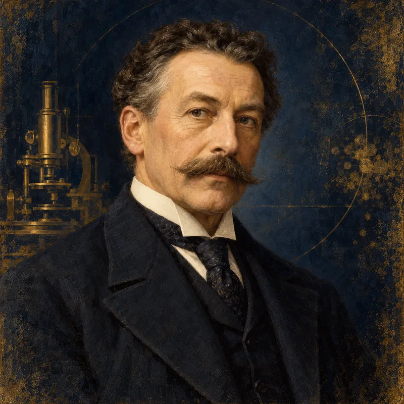 Portrait illustration of Richard Zsigmondy