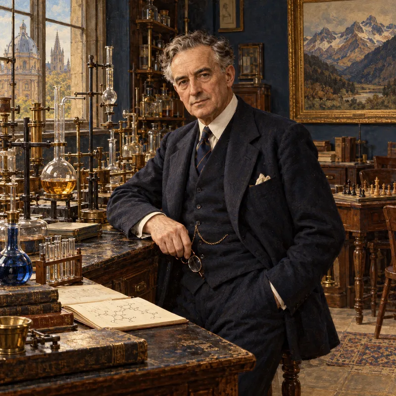 Portrait illustration of Robert Robinson