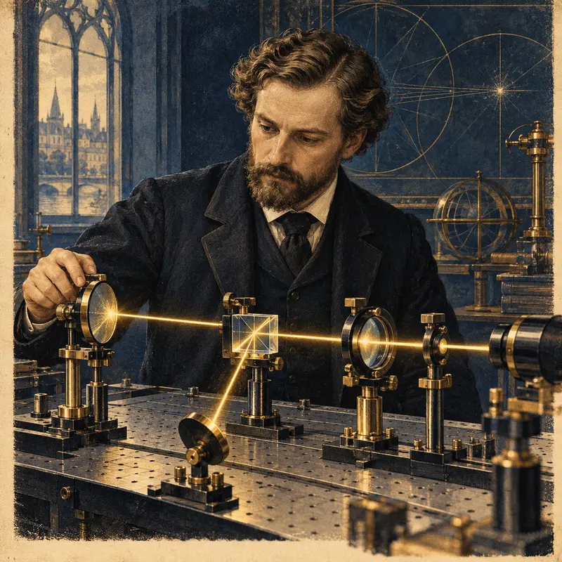Portrait illustration of Stefan Hell