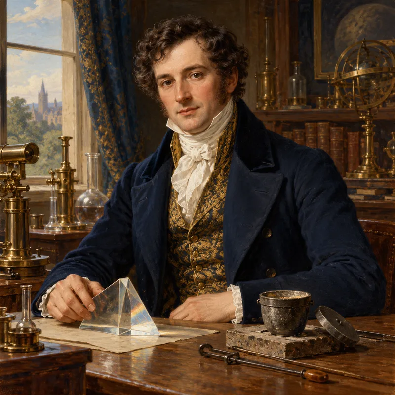 Portrait illustration of William Hyde Wollaston
