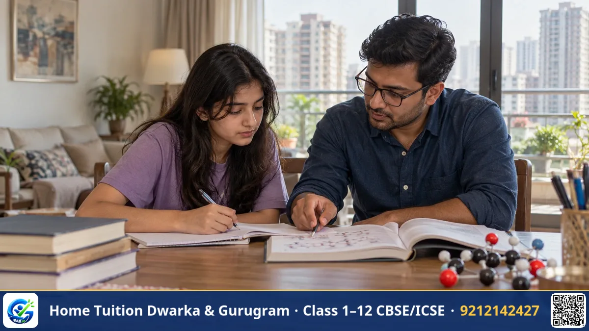 Class 12 chemistry textbooks open beside handwritten revision notes and sample board exam papers.