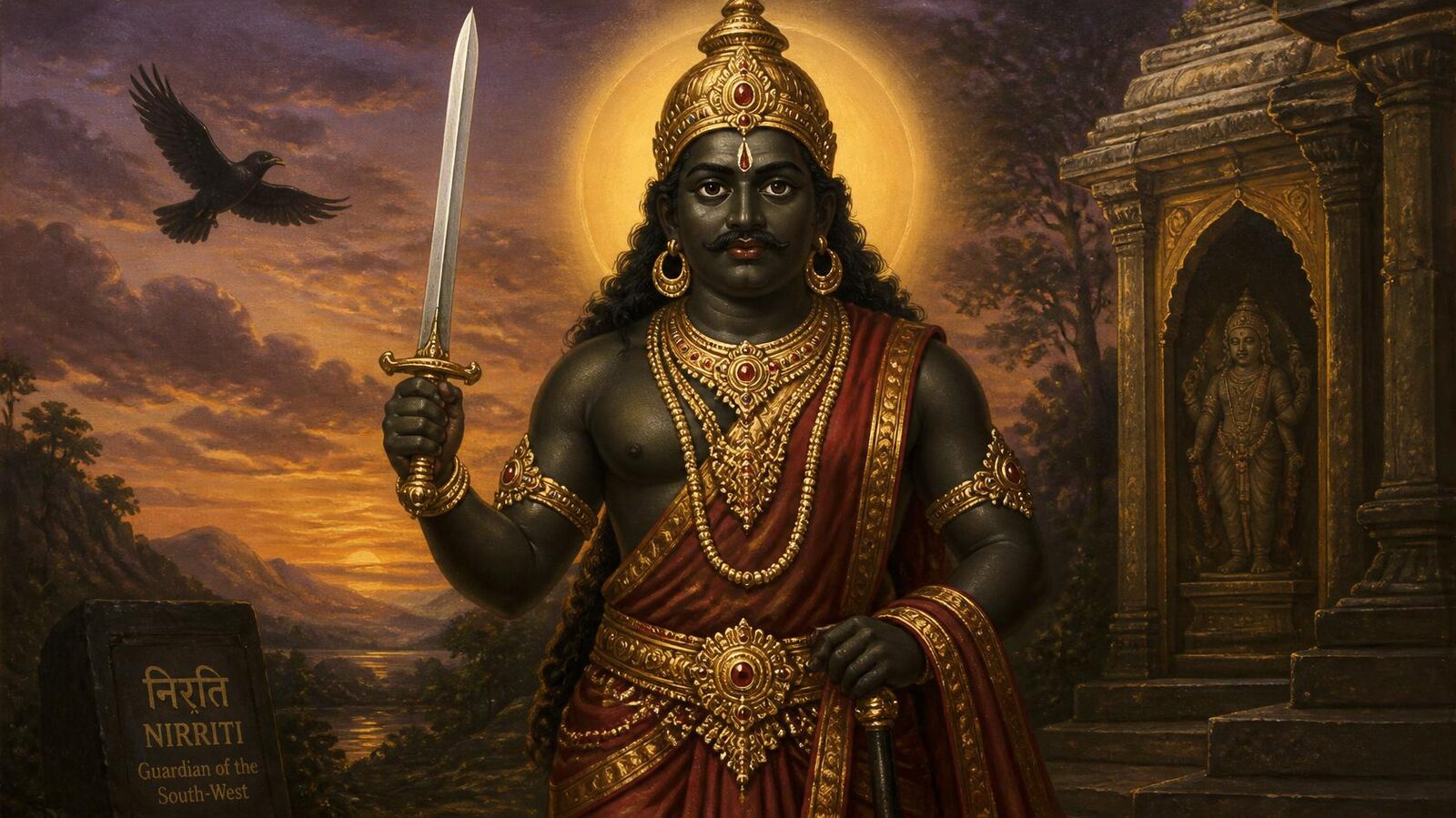 निर्ऋति — चित्र: धूम्र-मृत्तिका आभा