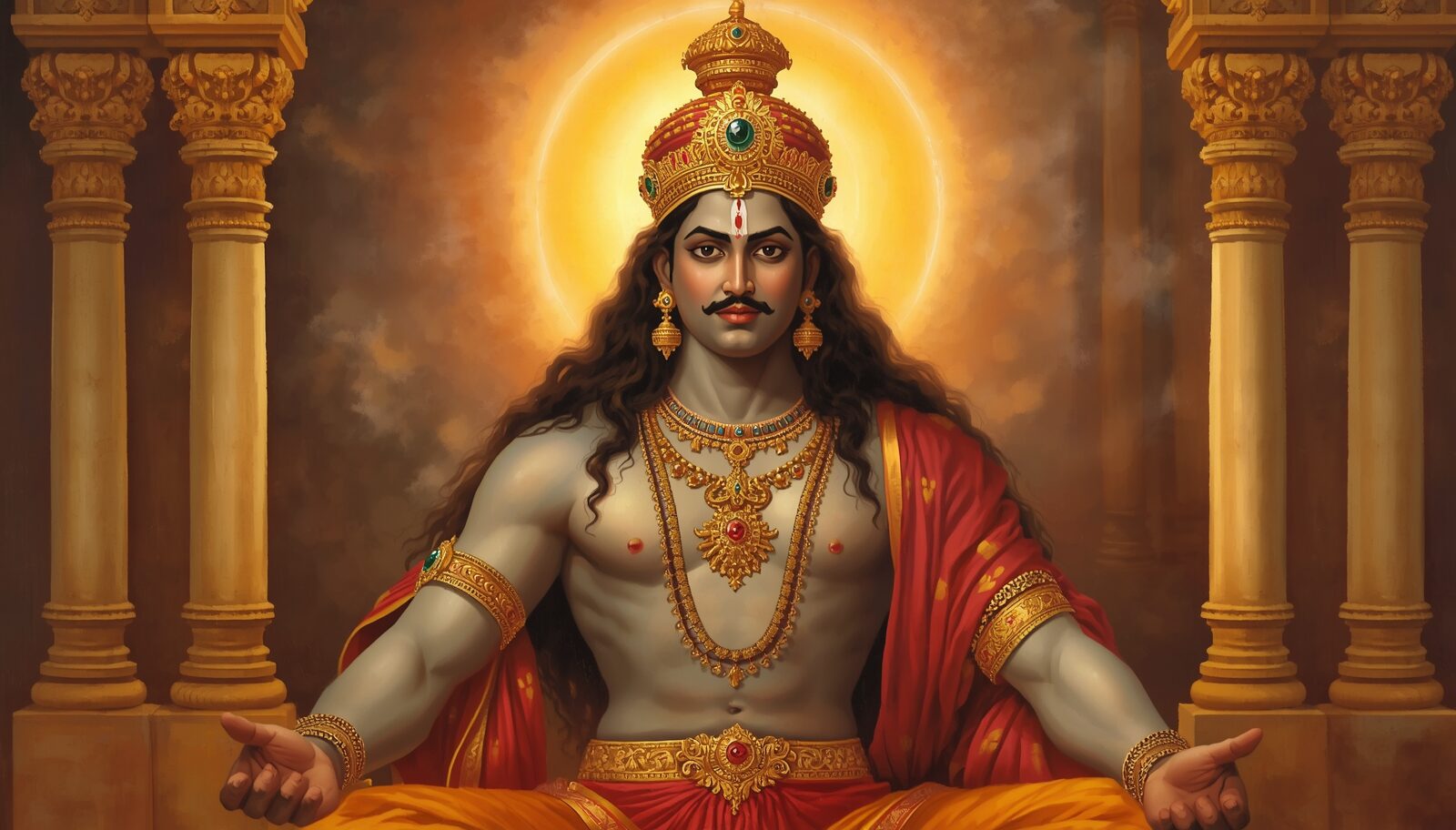 विभीषण — चित्र: शरणागति-अंजलि