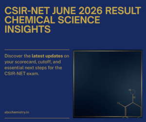 CSIR-NET June 2026 Chemical Science result banner - ABC Chemistry